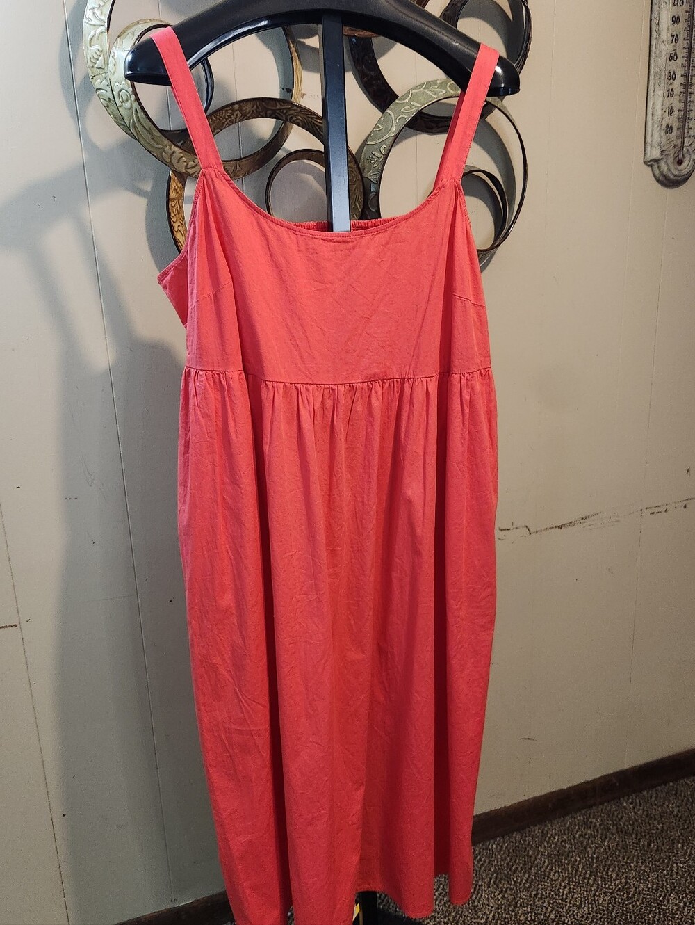 AVA & VIV Pretty Coral Sundress